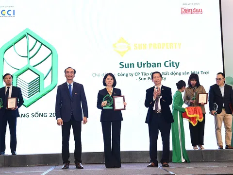 Dự án đáng sống 2024 vinh danh Đô thị nghỉ dưỡng của Sun Group Hà Nam