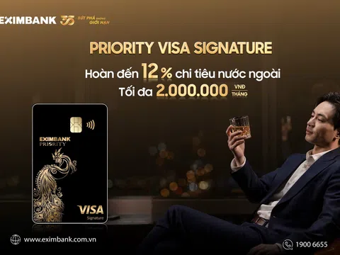 Thẻ VISA Signature của Eximbank –  Cánh cửa mở ra phong cách sống đẳng cấp