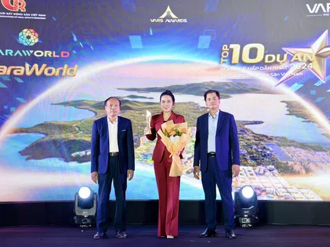 CaraWorld Cam Ranh được vinh danh trong Top 10 dự án nổi bật, hấp dẫn nhất thị trường bất động sản