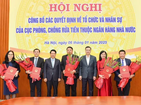 Ngân hàng Nhà nước công bố quyết định tổ chức và nhân sự Cục Phòng, chống rửa tiền