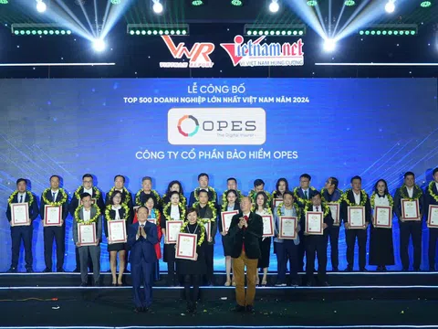 Tăng trưởng ấn tượng, OPES lần đầu lọt Top 500 doanh nghiệp lớn nhất Việt Nam 2024