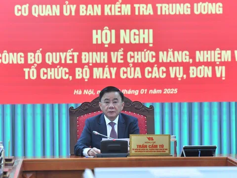 Chức năng, nhiệm vụ, tổ chức, bộ máy mới của Cơ quan Ủy ban Kiểm tra Trung ương