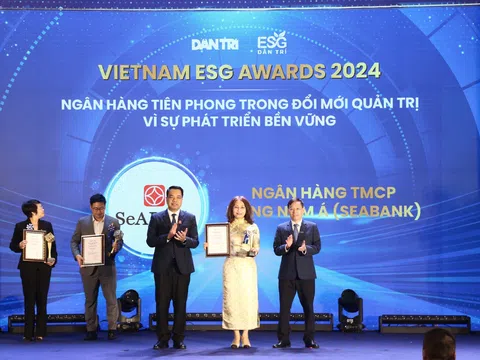 SeABank được vinh danh “Ngân hàng tiên phong trong đổi mới quản trị vì sự phát triển bền vững” tại Vietnam ESG Awards