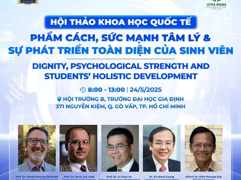 Kết nối tri thức, lan tỏa nhân văn: GDU và Quỹ Bông Hồng Nhỏ tổ chức hội thảo quốc tế về tâm lý học