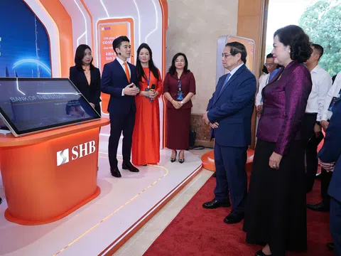 Giải pháp thanh toán tích hợp của SHB được giới thiệu trước Thủ tướng Phạm Minh Chính
