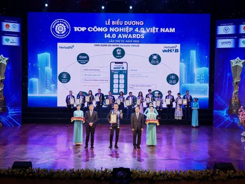 Herbalife Việt Nam đạt giải thưởng “Top Công Nghiệp 4.0” lần thứ 3 liên tiếp với Ứng dụng Herbalife VNHUB