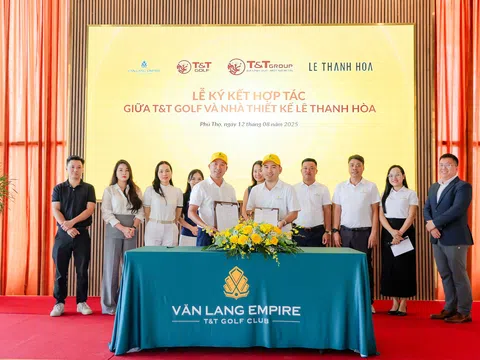 Lê Thanh Hòa đưa biểu tượng văn hóa Văn Lang vào thiết kế đồng phục riêng cho Văn Lang Empire T&T Golf Club