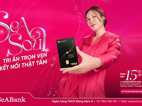 SeABank kết hợp cùng ca sĩ Mỹ Tâm ra mắt thẻ Visa SeASoul 2in1 - Trải nghiệm tài chính đầy cảm xúc