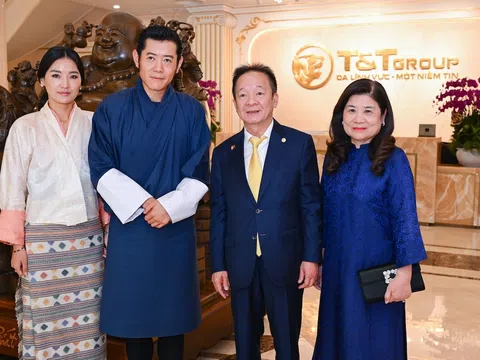 Quốc vương Bhutan và Hoàng hậu tới thăm Tập đoàn T&T Group