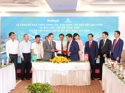 Nutifood công bố nhà thầu cung cấp, sản xuất và lắp đặt kết cấu thép cho dự án cầu đi bộ qua sông Sài Gòn