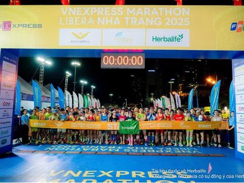 Herbalife Việt Nam đồng hành cùng giải chạy VnExpress Marathon Nha Trang năm thứ tư liên tiếp để khuyến khích tập luyện thể dục thể thao thường xuyên
