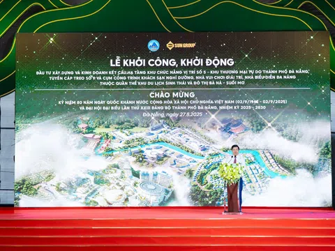 Đà Nẵng cùng Sun Group khởi động khu thương mại tự do đầu tiên tại chân núi Bà Nà