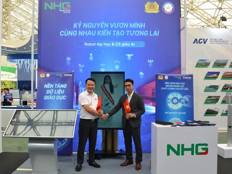 Tập đoàn Nguyễn Hoàng giới thiệu giải pháp giáo dục thông minh tại Triển lãm 80 năm thành tựu đất nước