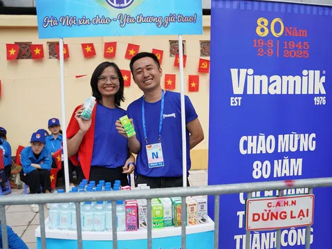 Gần 1 triệu sản phẩm Vinamilk tiếp sức cho đại lễ kỷ niệm 80 Quốc khánh 2/9