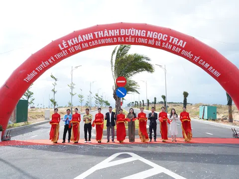 Thông xe tuyến đường kết nối CaraWorld đến sân bay quốc tế Cam Ranh