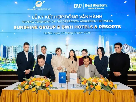 Sunshine Group “bắt tay” BWH Hotels, đưa tiêu chuẩn vận hành quốc tế đến Noble Crystal Long Bien và Noble Palace Tay Thang Long