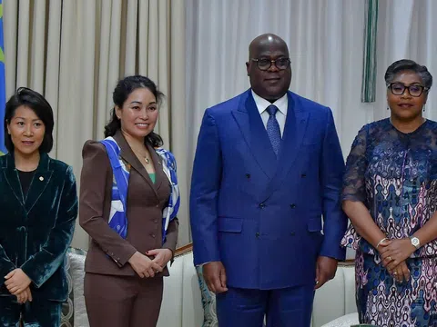 Tổng thống và Thủ tướng Congo bàn chuyện hợp tác với Phó Chủ tịch Vingroup