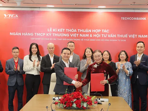 Techcombank bắt tay Hội Tư vấn Thuế Việt Nam, đồng hành cùng hơn 5 triệu hộ kinh doanh trước bước ngoặt chính sách thuế