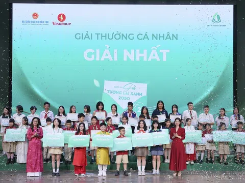 Lộ diện các quán quân giành giải thưởng 2,5 tỷ đồng của cuộc thi “Gửi tương lai Xanh 2050” mùa 2