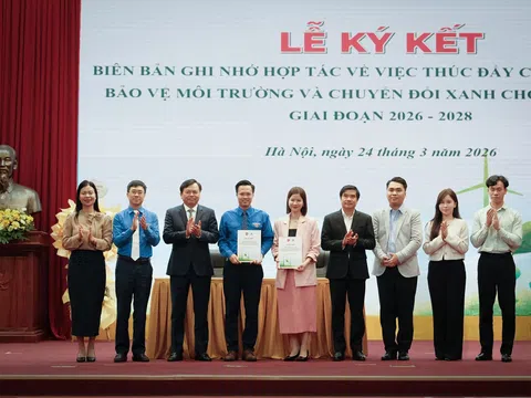 Quỹ Vì tương lai xanh cùng Đoàn Thanh niên Bộ Nông nghiệp và Môi trường chung tay thúc đẩy sáng kiến xanh