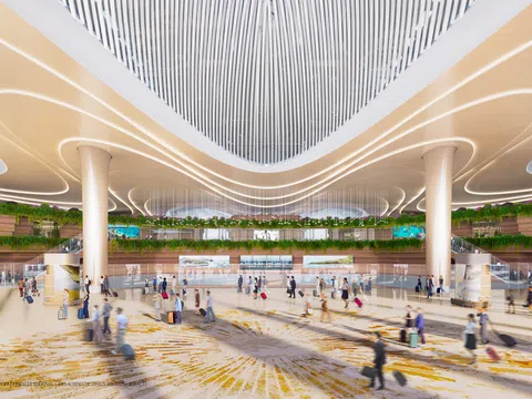 Sân bay chuẩn Changi của Phú Quốc có nội thất đẹp như phim viễn tưởng