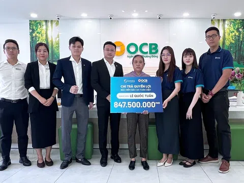 Bảo hiểm số OPES chi trả gần 1 tỷ đồng cho gia đình khách mua bảo hiểm