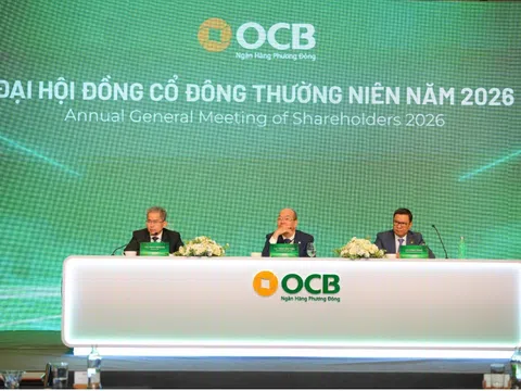 OCB đặt mục tiêu lợi nhuận gần 7.000 tỷ đồng năm 2026, tăng trưởng 39% và mở rộng quy mô vốn
