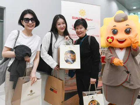 Khai trương đường bay quốc tế thứ hai, Sun PhuQuoc Airways đưa gần 230 khách từ Hàn Quốc đến Phú Quốc