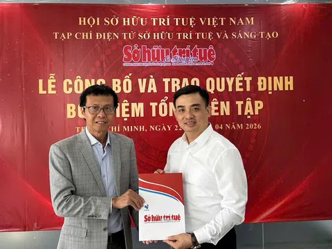 Bổ nhiệm nhà báo Đinh Quang Tuấn làm Tổng Biên tập Tạp chí điện tử Sở hữu Trí tuệ và Sáng tạo