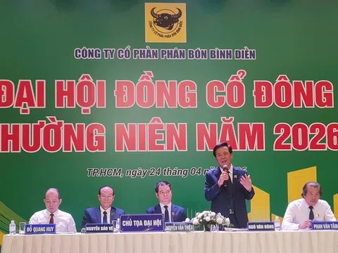ĐHĐCĐ 2026: Phân bón Bình Điền hướng tới doanh thu gần 11.000 tỷ đồng, lợi nhuận trước thuế vượt 300 tỷ đồng