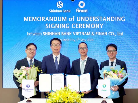 Ngân hàng Shinhan hợp tác cùng Finan ra mắt ứng dụng Shinhan Store dành cho hộ kinh doanh