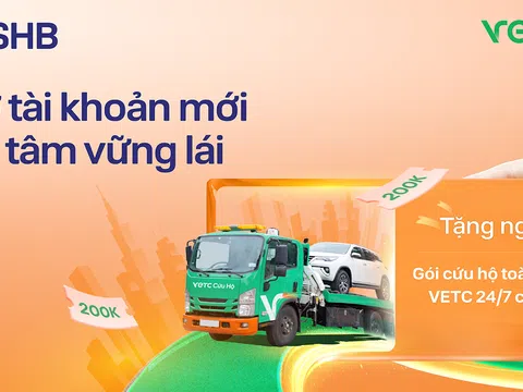 SHB tặng gói cứu hộ giao thông toàn quốc VETC cho khách hàng