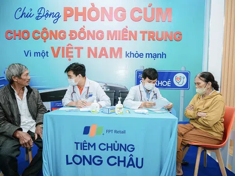 Long Châu đẩy mạnh y tế dự phòng với chương trình tiêm cúm miễn phí tại miền Trung