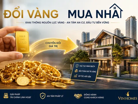 NHNN lên tiếng về chương trình chuyển đổi vàng mua nhà của Vinhomes