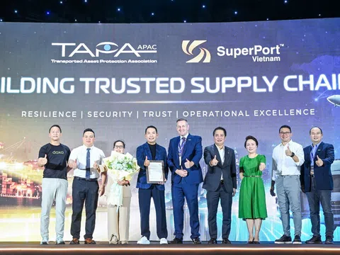 Việt Nam SuperPort® của Bầu Hiển đạt cấp độ an ninh cơ sở cao nhất theo tiêu chuẩn TAPA