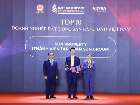 Sun Property khẳng định vị thế tại Giải thưởng Quốc gia Bất động sản Việt Nam lần thứ II