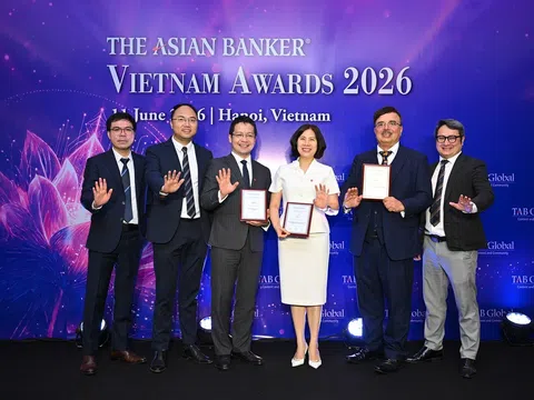 VPBank nhận 3 giải thưởng ngành ngân hàng tại giải thưởng The Asian Banker
