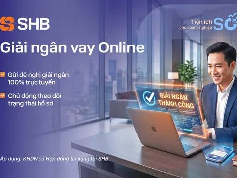 Từ sinh trắc học đến giải ngân online: SHB gia tăng tiện ích số dành cho khách hàng doanh nghiệp