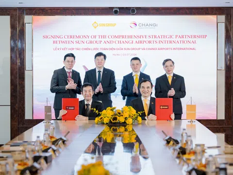 Sun Group và Changi Airports International mở rộng hợp tác chiến lược phát triển hệ thống sân bay tại Việt Nam
