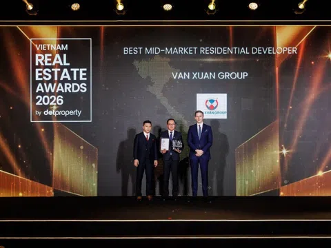 Vạn Xuân Group lần thứ hai được vinh danh tại Dot Property Vietnam Awards 2026