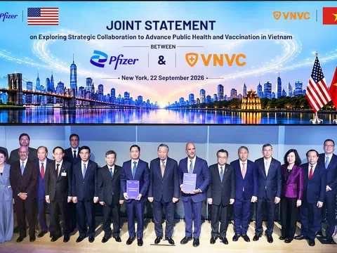 Tổng Bí thư, Chủ tịch nước Tô Lâm chứng kiến VNVC và Pfizer trao văn kiện hợp tác tại Mỹ, nâng cao năng lực y tế cho Việt Nam