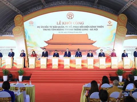 Hà Nội: Khởi công Dự án đầu tư bảo quản, tu bổ, phục hồi Điện Kính Thiên