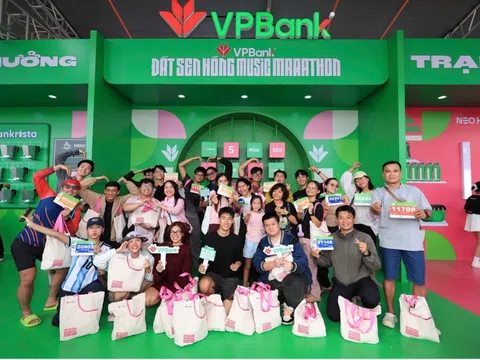 Đồng Tháp bước vào mùa hội, hơn 15.500 runner đổ về check- in VPBank Đất Sen Hồng Music Marathon 2026