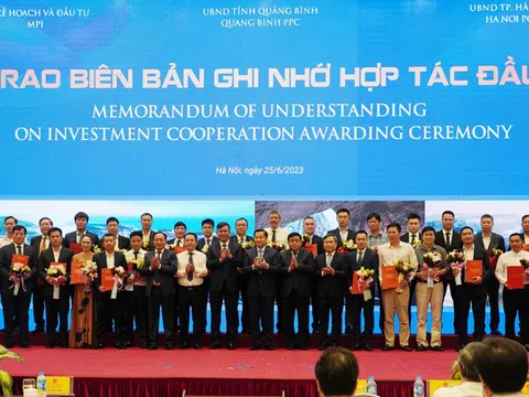 Quảng Bình kêu gọi được hơn 112.000 tỷ đồng vốn đầu tư