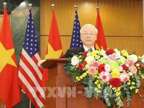 Phát biểu của Tổng Bí thư Nguyễn Phú Trọng với báo chí sau Hội đàm với Tổng thống Hoa Kỳ Joe Biden