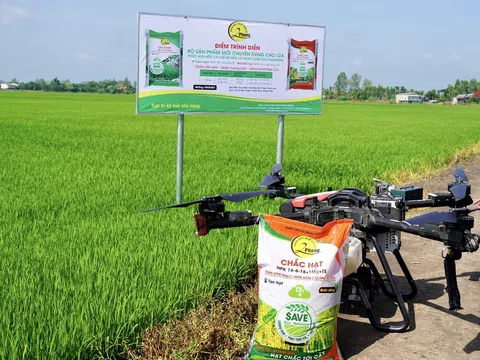 Phân bón Bình Điền II và Công ty XAG MEKONG bắt tay nhau ứng dụng công nghệ và kỹ thuật mới vào canh tác lúa