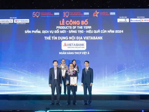 VietABank vinh dự nhận giải thưởng Top 100 sản phẩm dịch vụ đổi mới sáng tạo của năm 2024