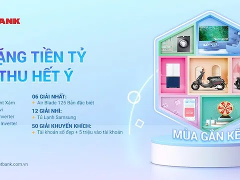 Vietbank ra mắt chương trình khuyến mãi “Quà tặng tiền tỷ - Chào thu hết ý”