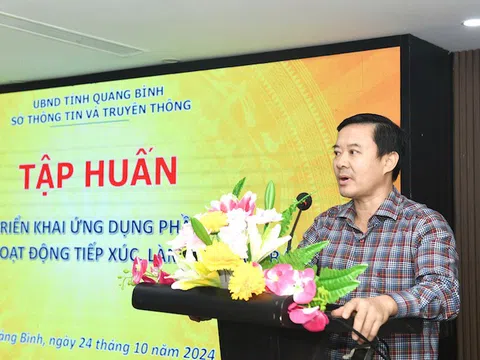 Quảng Bình tập huấn sử dụng phần mềm quản lý và cung cấp thông tin cho báo chí