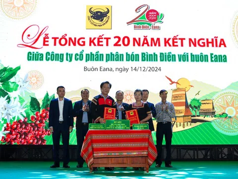 20 năm kết nghĩa giữa Công ty cổ phần Phân bón Bình Điền và Buôn EANA: TRỌN NGHĨA - VẸN TÌNH!